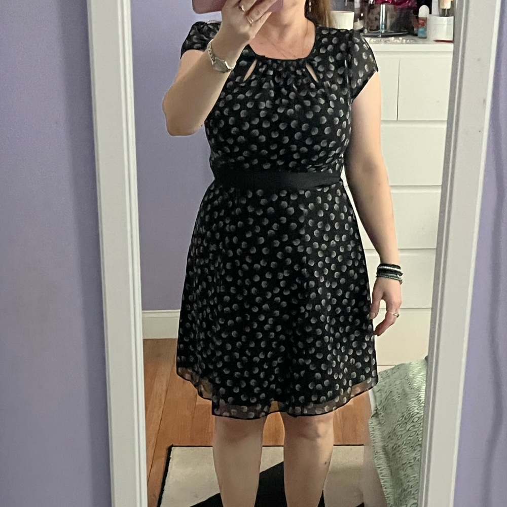 Elle Black and White Mini Dress